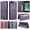 Purple, variant on For iPhone 7 8 Plus SE 6 6S Plus Phone Case Wallet Case with Card Holder Magnetic For iPhone 7 8 Plus SE 6 6S Plus Leather Phone Cases