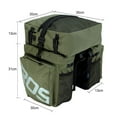 thumbnail image 2 of Bike Panniers Waterproof Bag - 3 in 1 Multi Function Messenger Panniers for Bicycles - Bicycle Rear Seat Trunk Bag - Saddle Bag for MTB Road Cycling (Army Green), 2 of 6