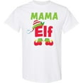 thumbnail image 3 of Inktastic Christmas Mama Elf T-Shirt, 3 of 5
