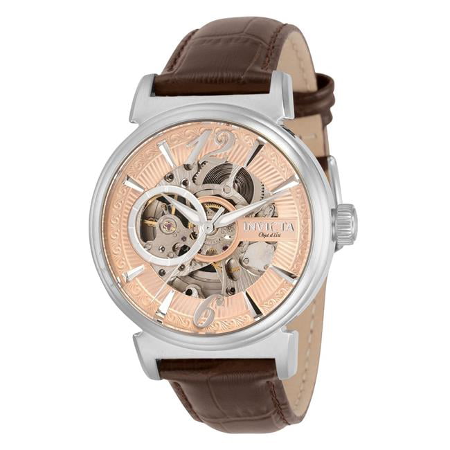 Invicta 30457 Mens Objet D Art Automatic Multifunction Rose Gold Dial ...