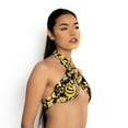 thumbnail image 2 of Azzul Swimwear Swimsuit NXY Halter UV/Chlorine Resist Size S Color leopard, 2 of 8