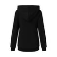 thumbnail image 4 of Youmylove Women Maternity Regular Solid Color Hem Casual Long Sleeve Top Belt Hoodies Breastfeeding Top Comfy, 4 of 9