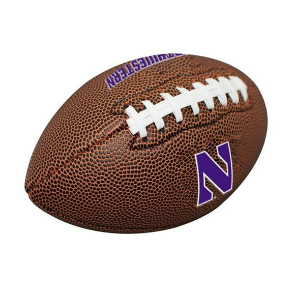 Logo Brands 189-93MC-1 Northwestern Mini Size Composite Football