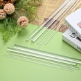 thumbnail image 7 of Uxcell 6-Pack Acrylic Square Rods, 9.8 x 0.16 Inch/ 250 x 4 mm Clear Acrylic Dowel Rods Sticks Plastic Sticks Strip for DIY Crafts Lighting Gardening Decorations, 7 of 7