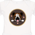 thumbnail image 4 of Inktastic English Bulldog Gift for Dog Lover Girls Long Sleeve Baby Bodysuit, 4 of 5