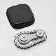 thumbnail image 5 of Cadena de bicicleta de acero inoxidable Fidget Spinner Toy, Mini giroscopio de mano de piñón de metal, duradero, de alta calidad Alivio del estrés y potenciador de enfoque - 5x5x3cm, 5 of 5