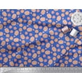 thumbnail image 2 of Soimoi Cotton Duck Fabric Leaves & Dahlia Floral Printed Craft Fabric by the Yard 42 Inch Wide, 2 of 3