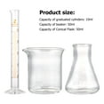 thumbnail image 2 of TABLZONE Glass Beakers Set Scientific Beaker Assorted Color 3Pcs, 2 of 6