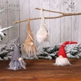 thumbnail image 2 of Christmas Glowing Gnome Ornaments, Handmade Scandinavian Santa Xmas Gnomes Hanging Plush Doll with LED Light for Christmas Tree Table Decor, 2 of 4