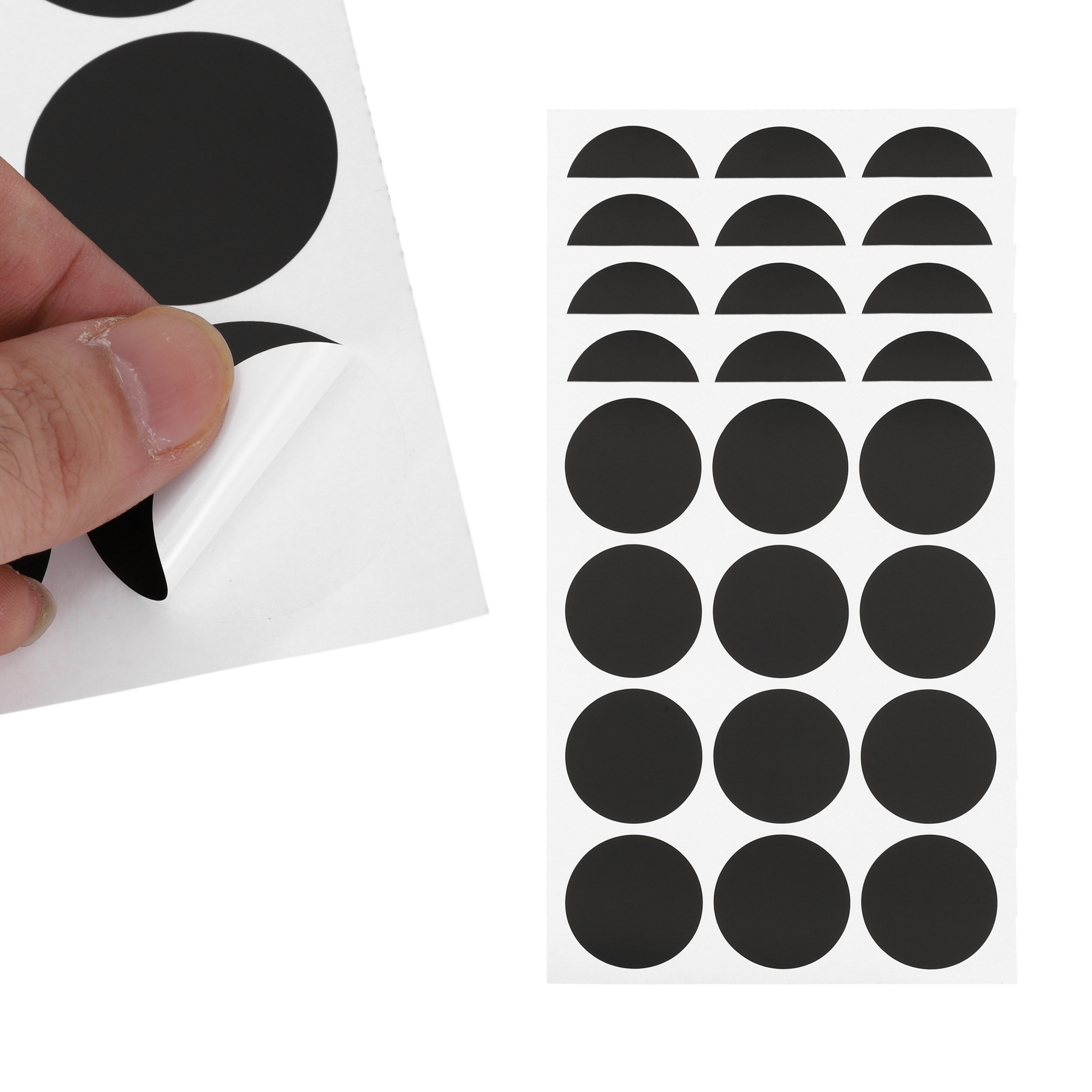 Unique Bargains Removable Erasable Model G Gift Stickers 10 Pcs Black Model J