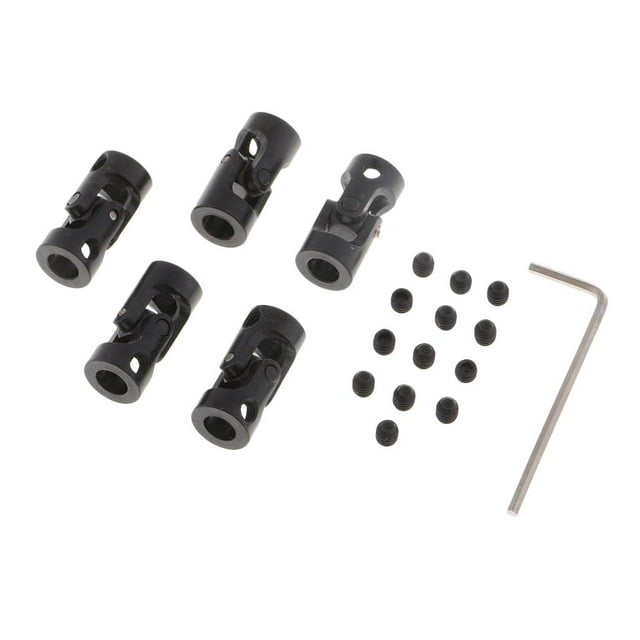 TISHITA 5pcs/set Universal Joints Car Boat Motor Transmission Shaft Coupling Coupler - 6 6 to 6mm
