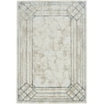 thumbnail image 2 of Nourison Glam Geometric Ivory/Taupe 5'3" x 7'3" Area Rug, (5x7), 2 of 9