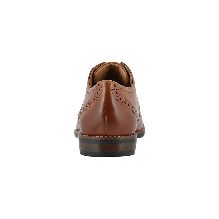 Nunn Bush Fifth Ward Flex Plain Toe Oxford Shoes Nunn Bush Fifth Ward Flex Plain Toe Oxford Shoes Cognac  main image 3