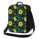 thumbnail image 1 of Balery Sunflowers And Blue Flower Caja de Almuerzo y Bolsa de Almuerzo para Hombres y Mujeres, Bolsa de Almuerzo Reutilizable con Gran Capacidad, Bolsa de Almuerzo Aislada, 1 of 7