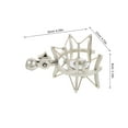 thumbnail image 2 of FENGGUIQU Montura Shock Mount Para Micrófono En Casa Con Soporte Ajustable Y Portátil Plateado, 2 of 6