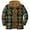 Brown, variant on Nfhtoj Men's Flannel Shirt Jacket Quilted Lined Long Sleeve Button Down Shirts Jacket Outdoor Cotton Plaid Shirt Jackets Outerwear for Men