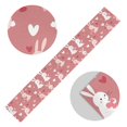 thumbnail image 5 of Yayeee Table Runner 70 inches Long Home Kitchen Dinning Party Decoration, Bunny Love Blooms, 5 of 7