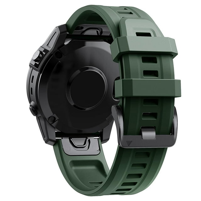 22mm Quick Release Silicone Watch Strap With Metal Buckle Official Style Easy Swap