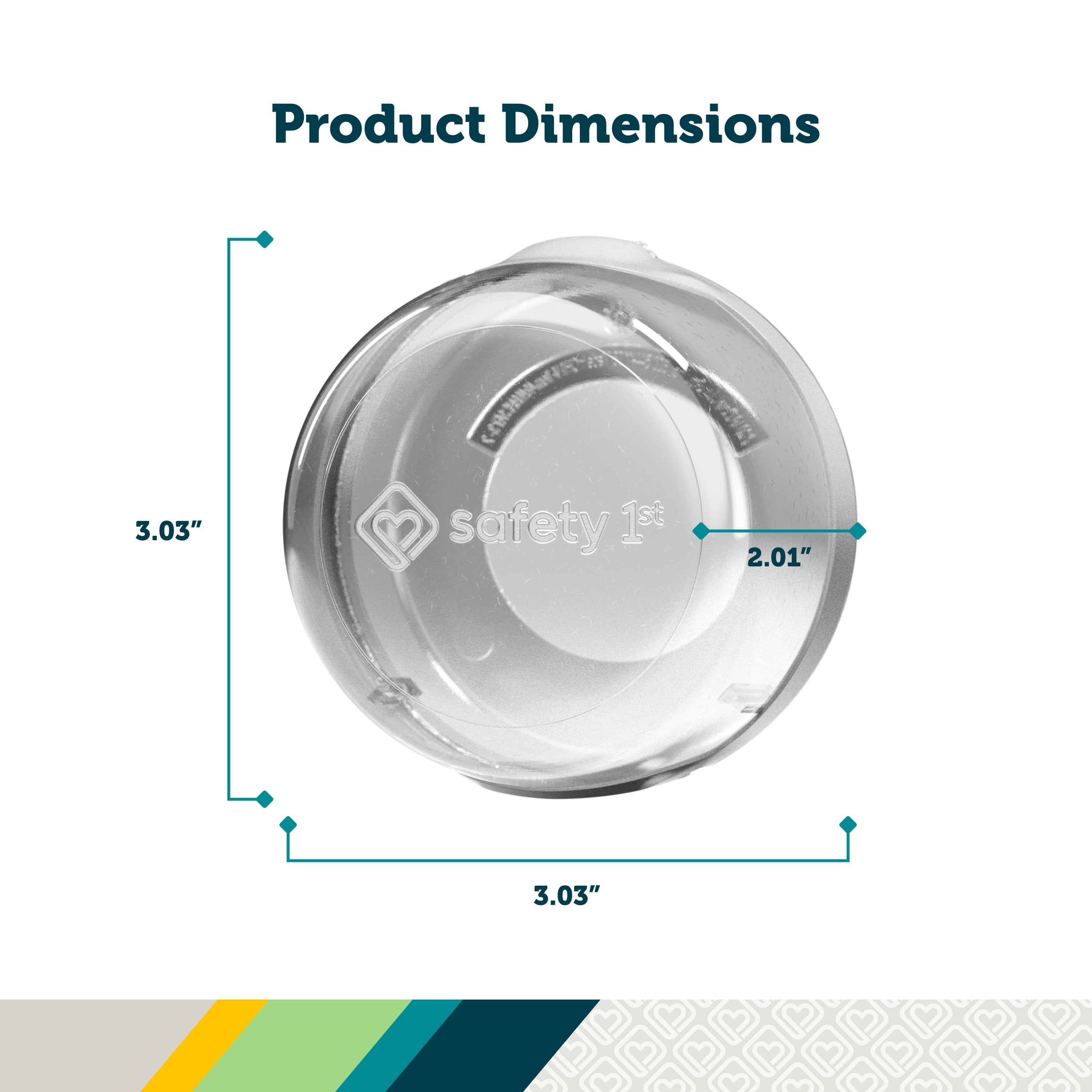 Safety 1ˢᵗ Clear View Stove Knob Covers (5pk), Clear