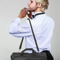 thumbnail image 4 of SHOWERORO Flute Storage Holder Portable Oxford Cloth Music Instrument Bag Black with Shoulder Strap, 4 of 8