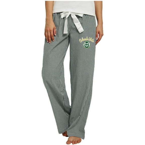 Women's Concepts Sport Green/White Colorado State Rams Tradition Lightweight Lounge Pants