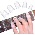 thumbnail image 1 of Silicone Finger Protection Guitar, 40 Pieces 5 Sizes Anti-slip Rubber Finger, 1 of 4