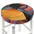 thumbnail image 3 of Balery Abstract Pattern Penguin Fundas de asiento para taburete de bar redondo de tela de terciopelo ajustables que protegen de arañazos y manchas para sillas de 14 a 17 pulgadas.-13 inch, 3 of 7