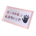 thumbnail image 4 of Raindrops 1Pcs Footprint Frame PVC Pink for Parents Documenting Infant Milestones, 4 of 6