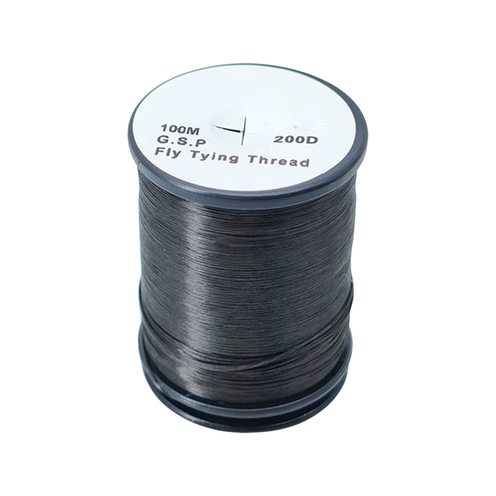 Fly Tying Thread Spool Fly Tying Line For Freshwater Saltwater Fishing And Fly Tying Supplies Black-3.2X2.6Cm
