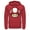 Red, variant on Men's Nintendo Mario Mushroom Pull Over Hoodie Black 2X Large