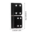 thumbnail image 2 of 4pcs Door Hinges Heavy Duty Interior Door Hinges Replacement Hinges for Window, 2 of 3