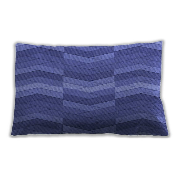 Ahgly Company Outdoor Rectangular Contemporary Lumbar Throw Pillow, 13 inch by 19 inch