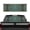 Teal Mandala Pattern, variant on Pzuqiu Frog Guitar Design Vinyl Car Rear Windshield Sunshade, 66.9 x 22.4 Inch FadeResistant See Through Pickup Car Window Stickers for Most Pickup Trucks