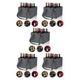 thumbnail image 1 of maskred Universal Felt Wine Bottle Carrier Durable And Scratch-proof For Red Wine Enthusiasts Not Easy Black 2 Slots 5Set, 1 of 6