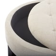 thumbnail image 4 of Miller Round Storage Ottoman - Beige, 4 of 7