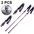 thumbnail image 1 of Poteaux de Randonnée Pliables - Alliage d'Aluminium Randonnée2Pcs, Violet), 1 of 4