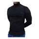 thumbnail image 2 of Playera Cuello De Tortuga Manga Larga Moda Hombre A001, 2 of 3