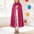 thumbnail image 4 of Girls Glitter Lace Cape Shawl Wrap Party Dress Up Fairy Tale for Kids, 4 of 7
