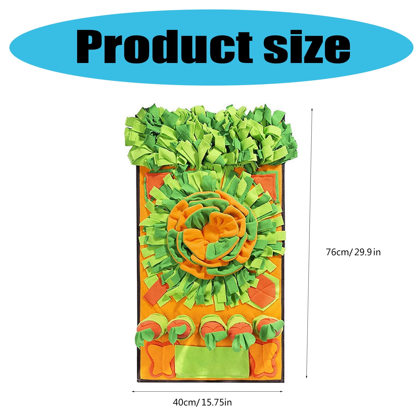 Pet Treat Dispensing Interactive Dog Toy Chew Toy Sniff Mat Pad for Dogs Fun Training Toy Foraging Training