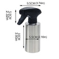 thumbnail image 2 of Jubipavy 350ml Oil Sprayer Refillable Bottle Food-grade Stainless Steel Oil & Liquid Dispenser, 2 of 7