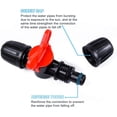 thumbnail image 5 of 20 Pieces Drip Irrigation Switch Valve PE Irrigation Tube 16mm Barbed Lock Fittings Valves Hose Connectors Barbed Gate Valve Garden - Stop/Turn On Water Flow, 5 of 5
