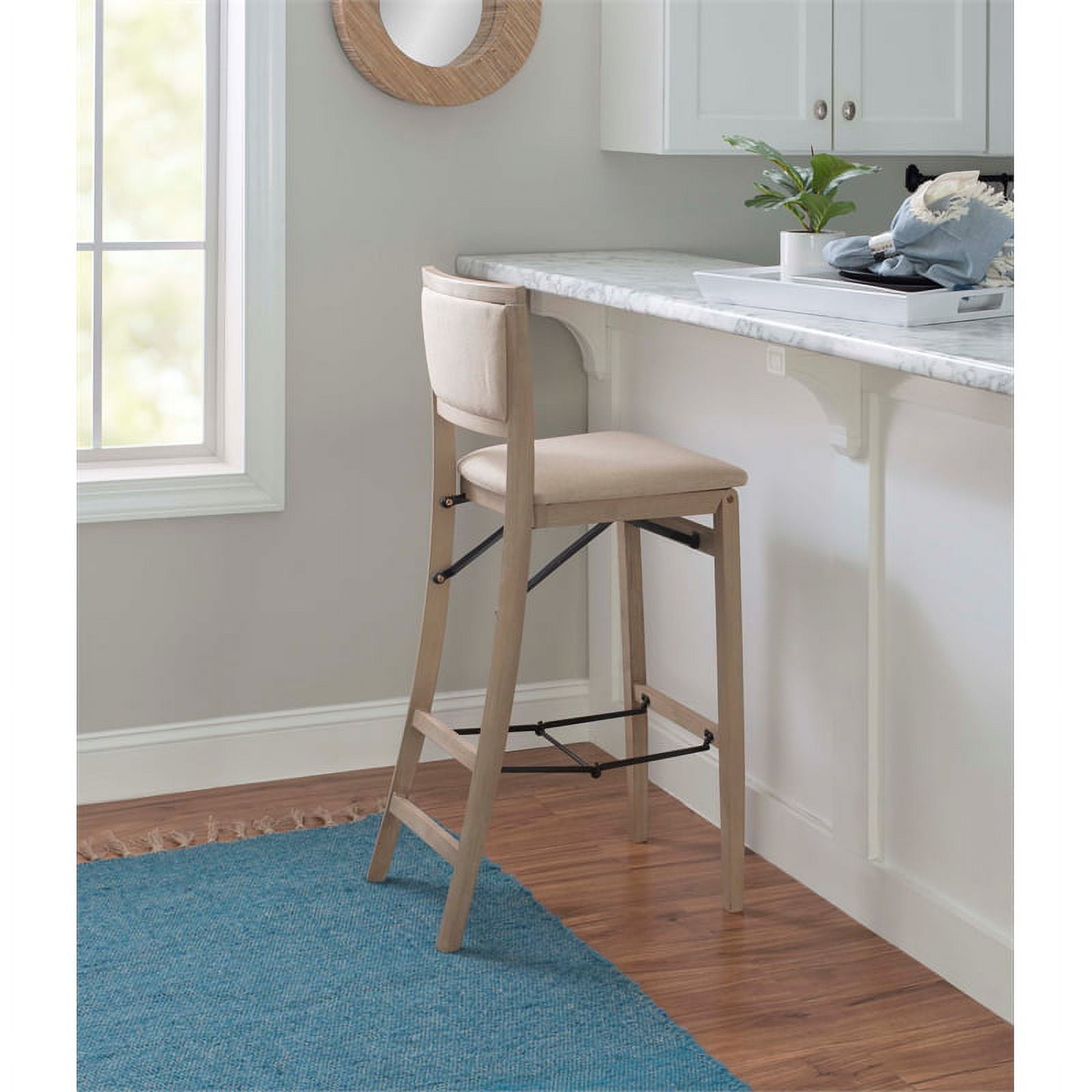 Linon keira pad back folding stool new arrivals
