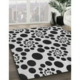 thumbnail image 2 of Ahgly Company Indoor Round Patterned Oil Black Area Rugs, 7' Round, 2 of 6