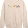 thumbnail image 3 of Spongebob Squarepants - Adorabob Lineup Full Color - Women's French Terry Long Sleeve Shirt, 3 of 6
