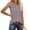 *Black, variant on ClodeEU Women Striped V Neck Tank Tops ,Summer Fashion Clothes Casual Ribbed Fitted Sleeveless Going Out Tops Red,Womens Plus XL