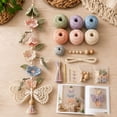 thumbnail image 3 of Yardvibe Flower Garden Cascade DIY Crochet Kit, Step-by-Step Tutorials with Soft Yarn & Hook for Beginners, Boho Macrame Window Home Decor Handmade Gift, 3 of 7