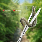 Heavy Duty Stainless Steel Crab Tongs for Live Crabs - Professional Crab Grabber Clamp with Non- Handle for Cooking, BBQ & Seafood Handling