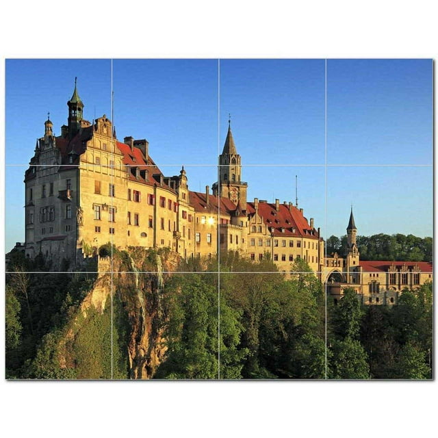 Castle Photo Ceramic Tile Mural Kitchen Backsplash Bathroom Shower 404414-XL43