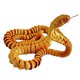 thumbnail image 1 of Serpiente En 3D, Serpiente Movible, Serpiente Real, Juguete Hecho A Mano, Regalo De CumpleañOs, DecoracióN De Escritorio De Seda Dorada, 1 of 6