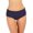Navy, variant on Calvin Klein Womens Mid-Rise Bikini Swim Bottom Separates Navy XS